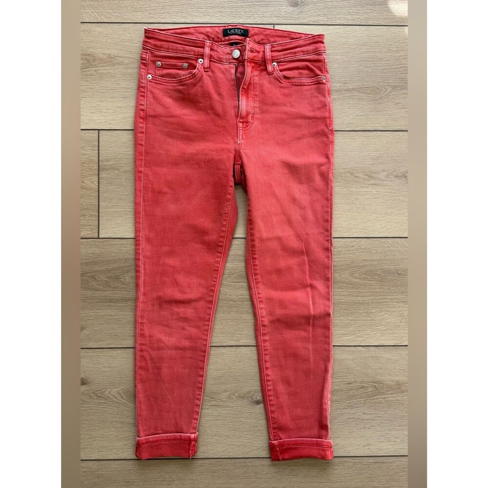 Ralph Lauren‎ Coral ankle Jeans size 6